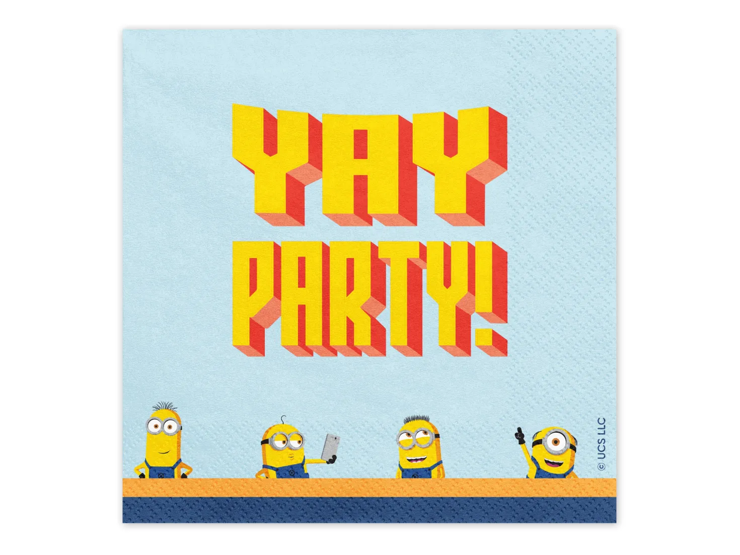 Minion suuri lautasliina 33 x 33 cm 20 kpl/pkt