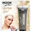 Moon holografinen glittergeeli hienojakoinen musta 12 ml