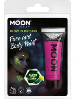 Moon kasvovärituubi pimeässä hohtava violetti 12 ml