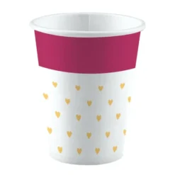 Muki sydämet 250 ml 8 kpl/pkt