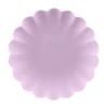 Muovilautanen violetti 22 x 22 cm uudelleenkäytettävä 4 kpl/pkt