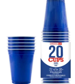 Muovimuki konepestävä sininen 530 ml 20 kpl/pkt