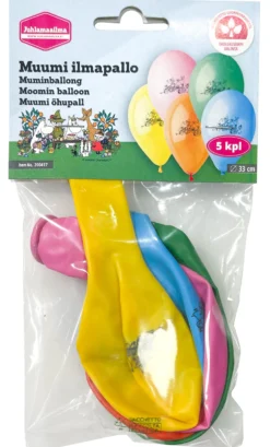 Muumi ilmapallo 33cm 5 kpl/pss