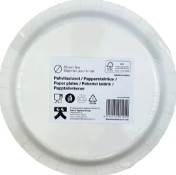 Muumi pahvilautanen 23 cm 8 kpl/pkt