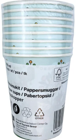 Muumi pahvimuki 8 kpl/pkt