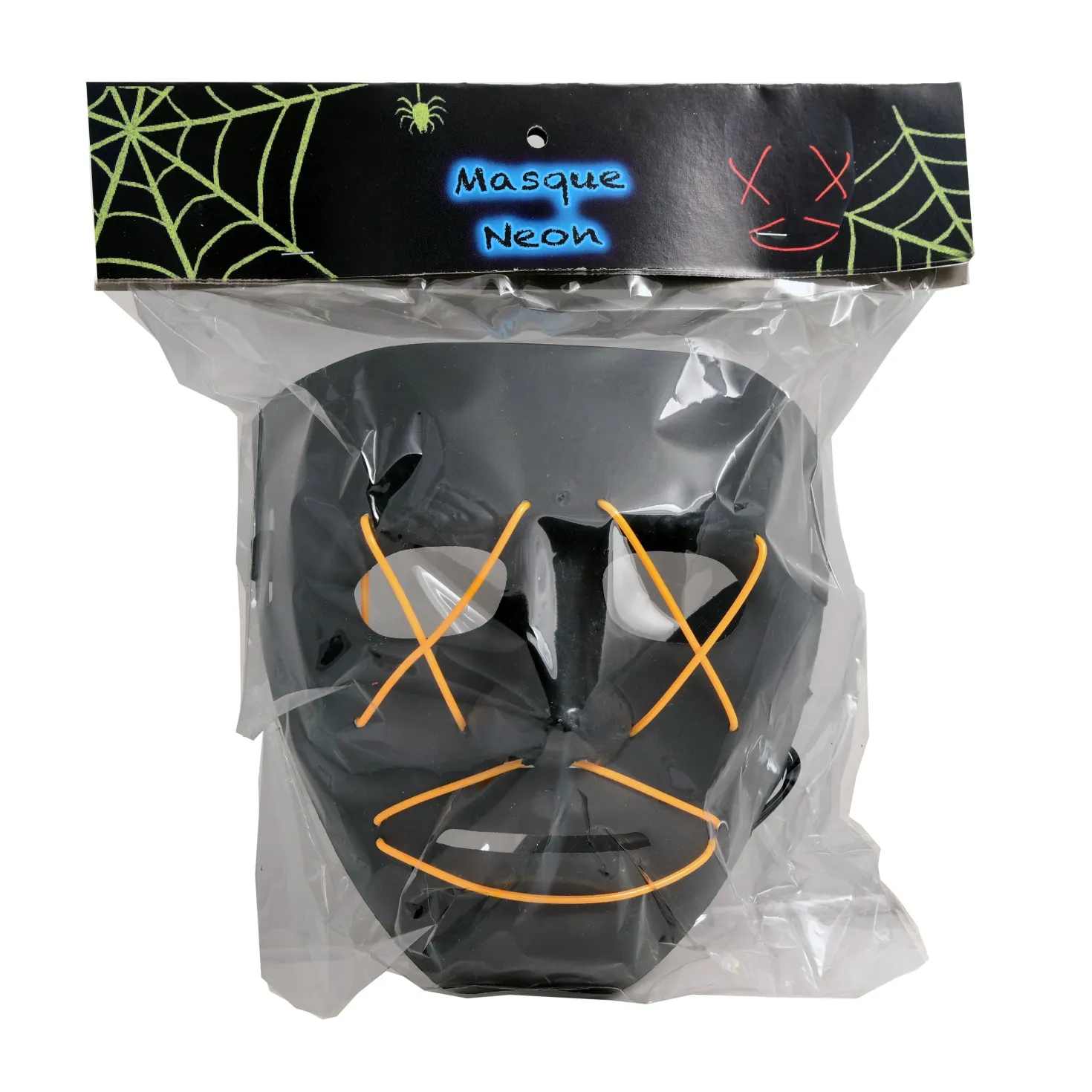 Naamari halloween neon lajitelmatuote, 3 erilaista