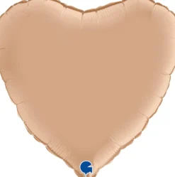 Nude sydän foliopallo