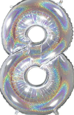Numerofolio 8 hologrammi hopea 70 cm