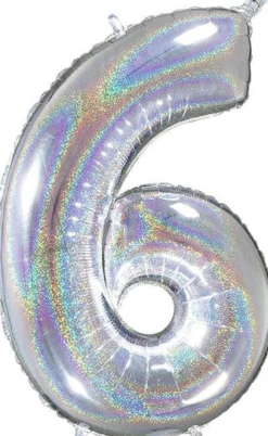 Numerofolio 6 hologrammi hopea 70 cm