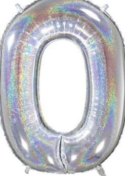 Numerofolio 0 hologrammi hopea 70 cm