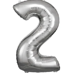 Numerofolio 2 hopeanvärinen 86 cm
