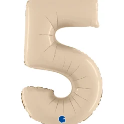 Numerofolio 5 kermanvärinen 70 cm