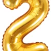 Numerofolio 2 kullanvärinen ilmatäytteinen 35 cm