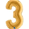Numerofolio 3 kullanvärinen puhallettava 35 cm