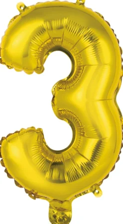 Numerofolio 3 kullanvärinen puhallettava 35 cm