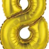 Numerofolio 8 kullanvärinen puhallettava 35 cm