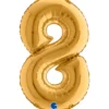 Numerofolio 8 kullanvärinen puhallettava 35 cm