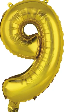 Numerofolio 9 kullanvärinen puhallettava 35 cm