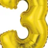 Numerofolio 3 kullanvärinen puhallettava 35 cm