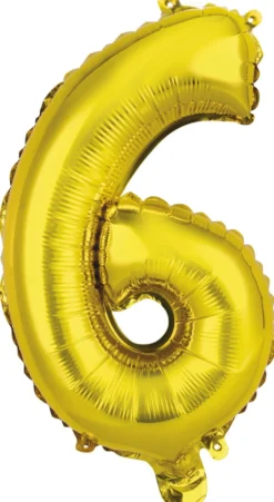 Numerofolio 6 kullanvärinen puhallettava 35 cm