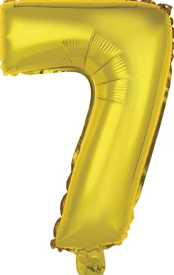 Numerofolio 7 kullanvärinen puhallettava 35 cm