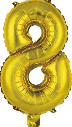 Numerofolio 8 kullanvärinen puhallettava 35 cm