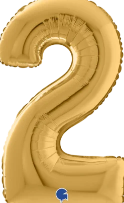 Numerofolio 2 kulta 70 cm