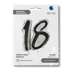 Numerofolio 18 marmori musta