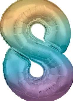 Numerofolio 8 pastellisateenkaari 86 cm