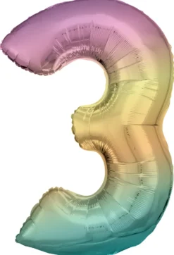 Numerofolio 3 pastellisateenkaari 86 cm