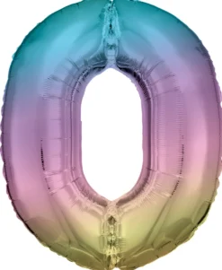 Numerofolio 0 pastellisateenkaari 86 cm