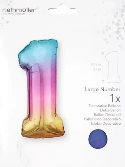 Numerofolio 1 pastellisateenkaari 86 cm