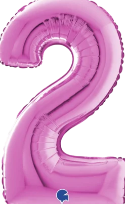 Numerofolio 2 pinkki 70 cm