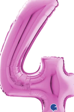 Numerofolio 4 pinkki 70 cm