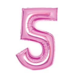 Numerofolio 5 pinkki 66 cm