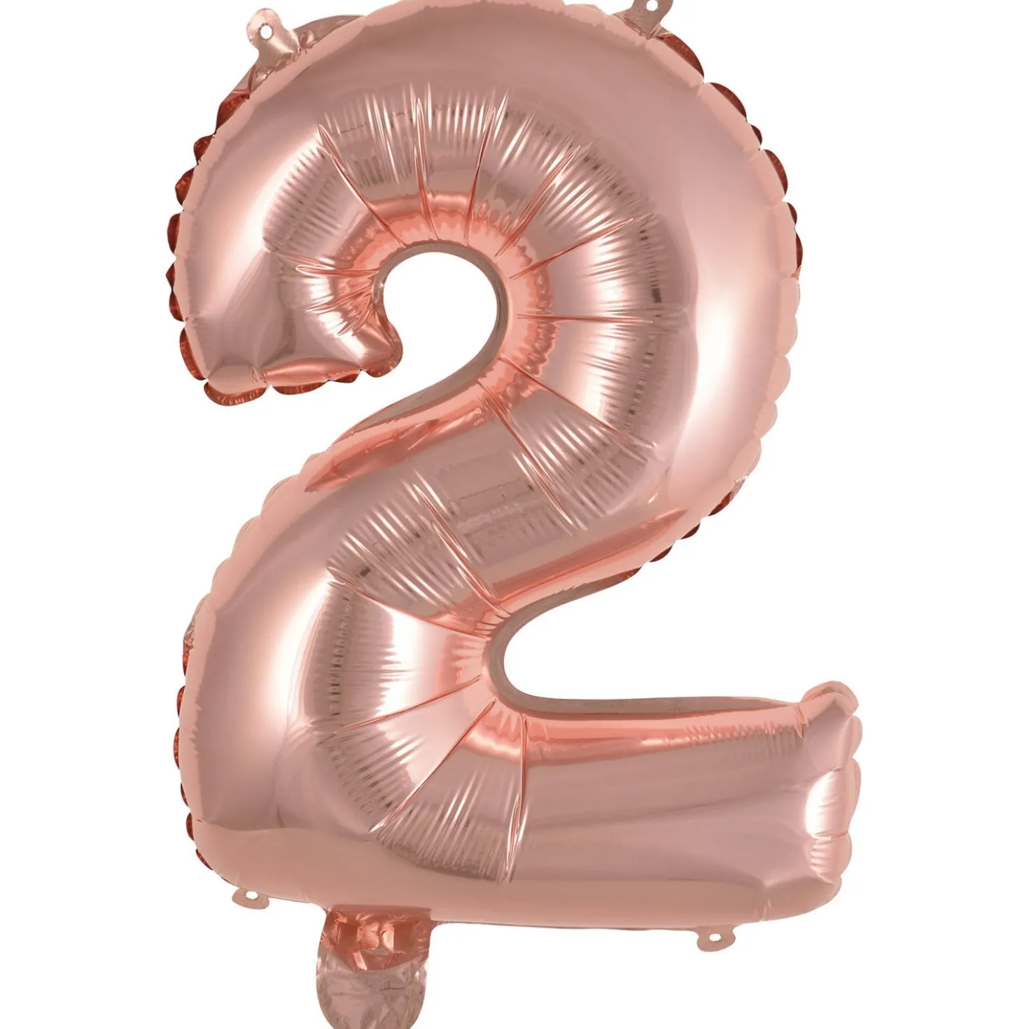Numerofolio 2 ruusukullanvärinen puhallettava 35 cm