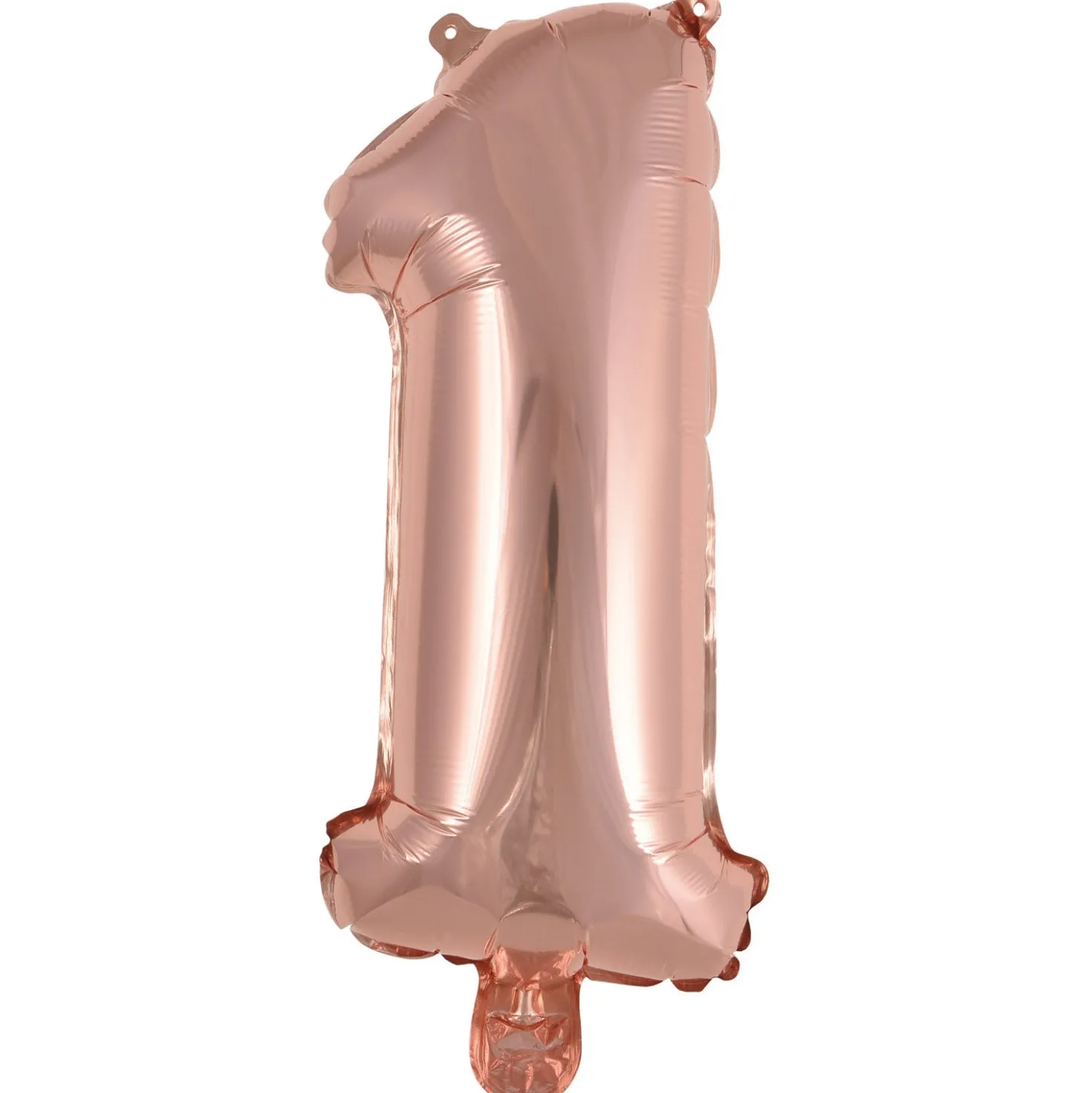 Numerofolio 1 ruusukullanvärinen puhallettava 35 cm