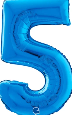 Numerofolio 5 sininen 70 cm