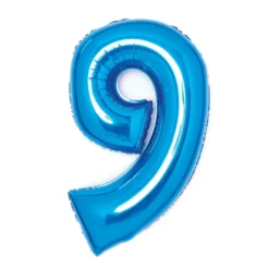 Numerofolio 9 sininen 66 cm