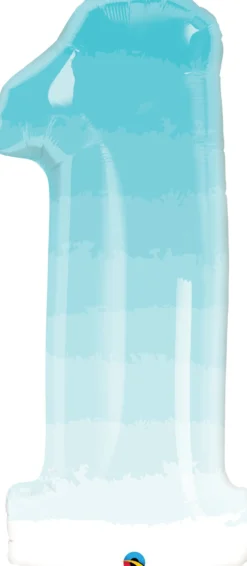 Numerofolio 1 vaaleansininen 86 cm