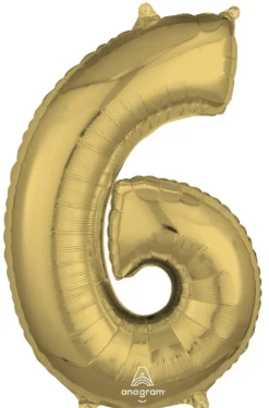 Numerofolio 6 valkokulta 66 cm