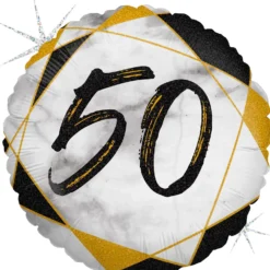 Numero 50 marmori musta foliopallo