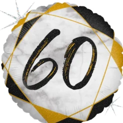 Numero 60 marmori musta foliopallo