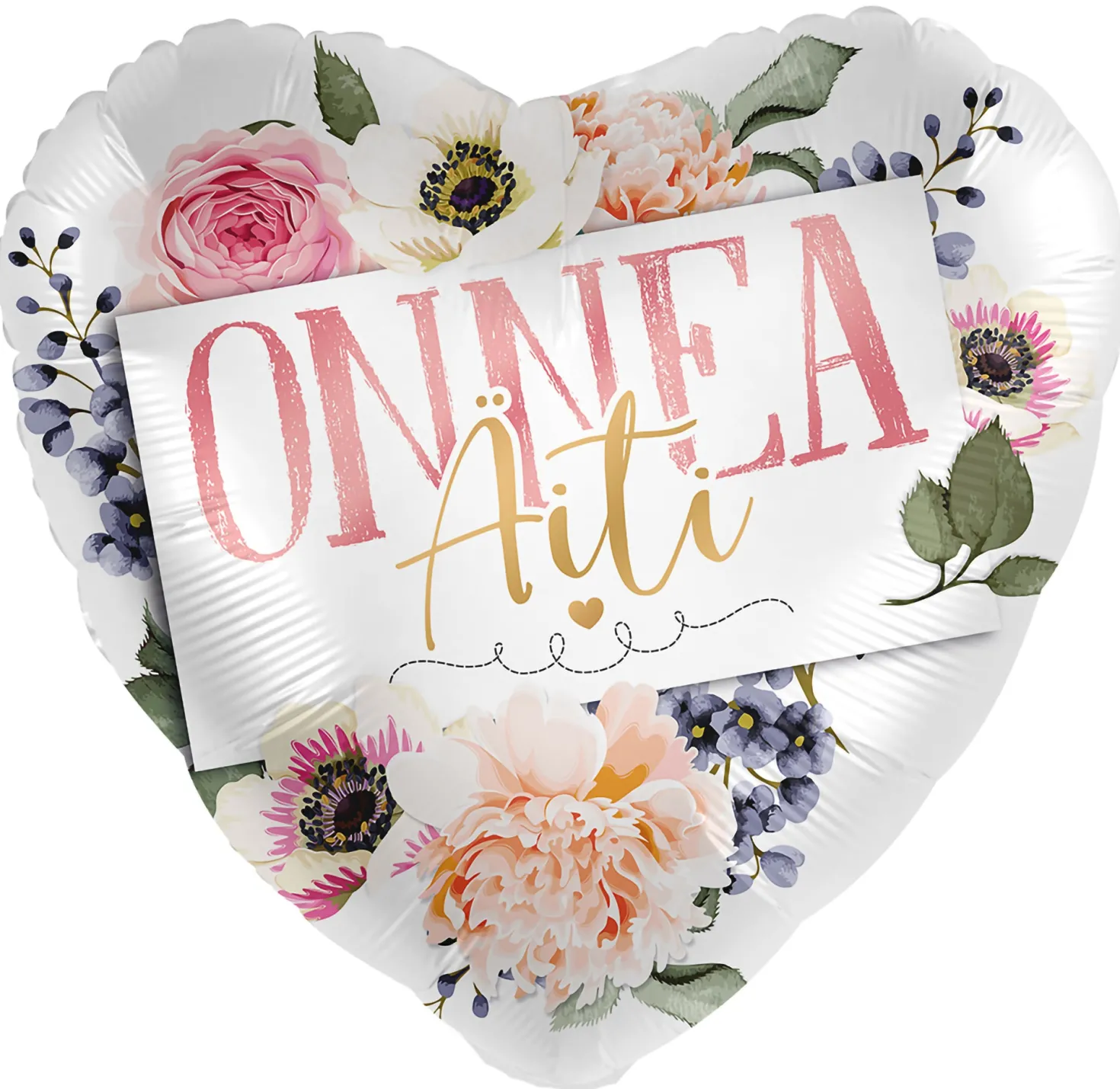Onnea Äiti foliopallo