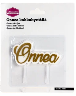 Onnea kakkukynttilä