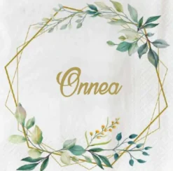 Onnea suuri lautasliina 33 x 33 cm 20 kpl/pkt