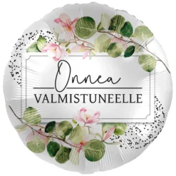 Onnea Valmistuneelle foliopallo