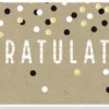 Onnittelukortti 21 x 8 cm Congratulations