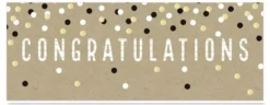Onnittelukortti 21 x 8 cm Congratulations