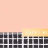 Onnittelukortti 21 x 8 cm - Happy Birthday